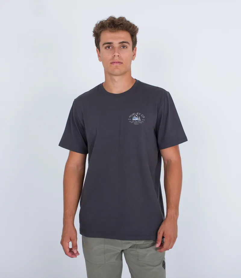Hurley Everyday Explore Campin Short Sleeve Tee Dark Stone
