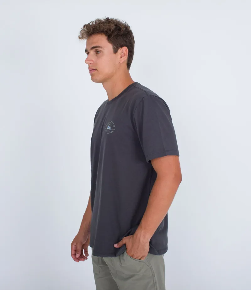 Hurley Everyday Explore Campin Short Sleeve Tee Dark Stone-1
