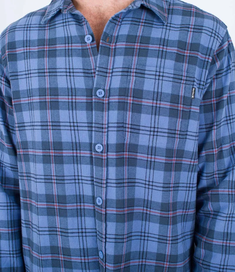 Hurley Portland Organic Flannel Thunderberry-4