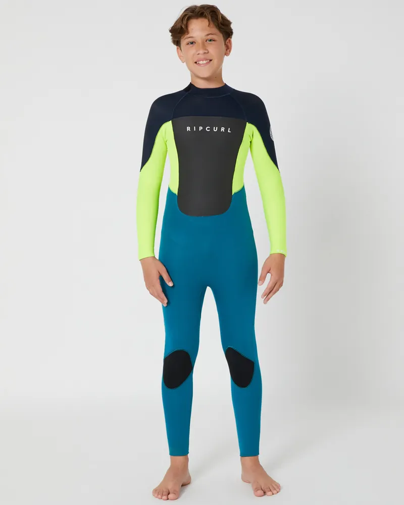 Rip Curl Boys Omega 3/2GB Back Zip Steamer - Navy