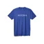 Nixon Basis Short Sleeve Tee in Heather Sapphire/Grey