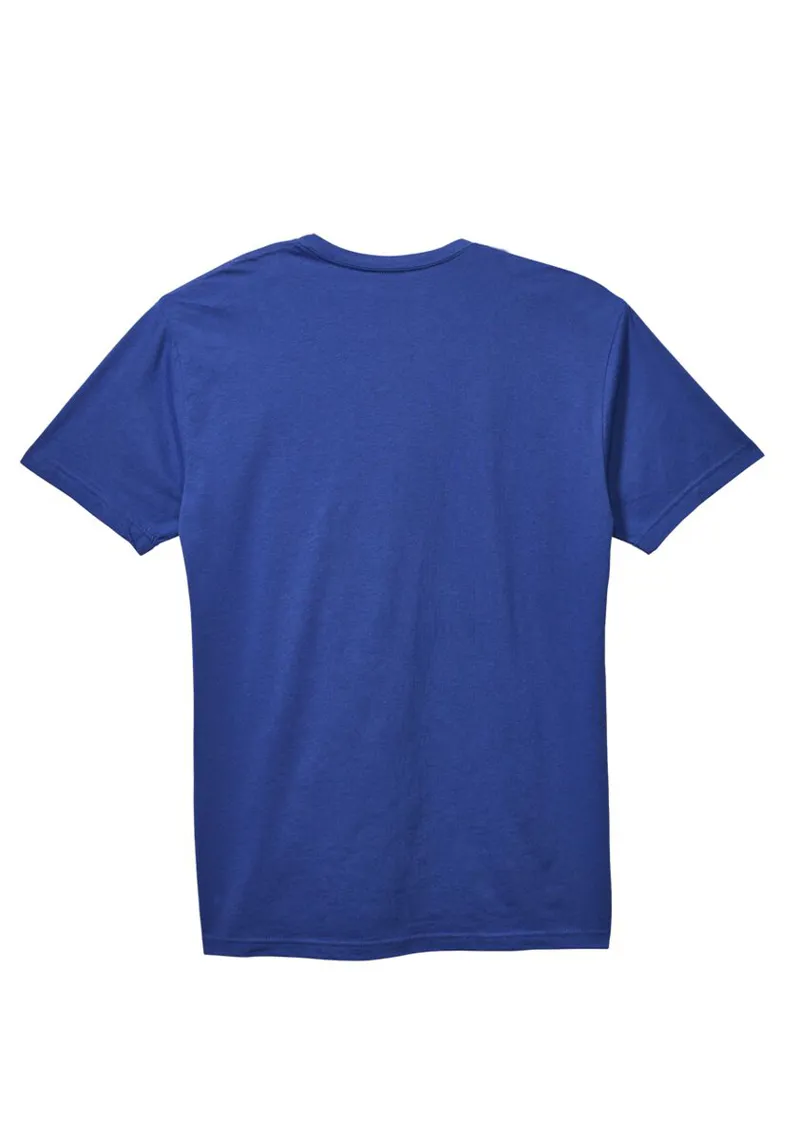 Nixon Basis Short Sleeve Tee in Heather Sapphire/Grey-1