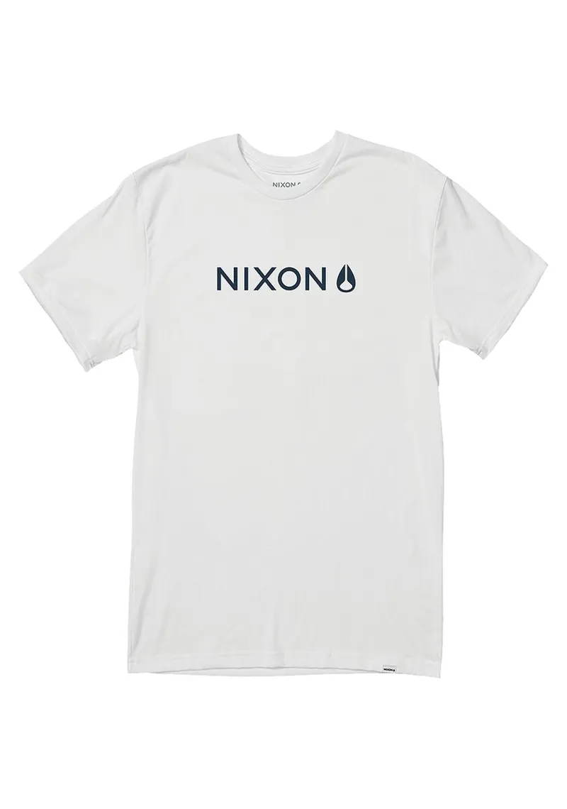 Nixon Basis Short Sleeve Tee in White