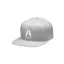 Nixon Deep Down FF Athletic Fit Hat Heather Gray / White