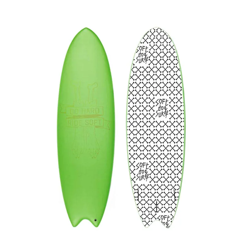 Boxer 6'6 Soft Top Surfboard - Green