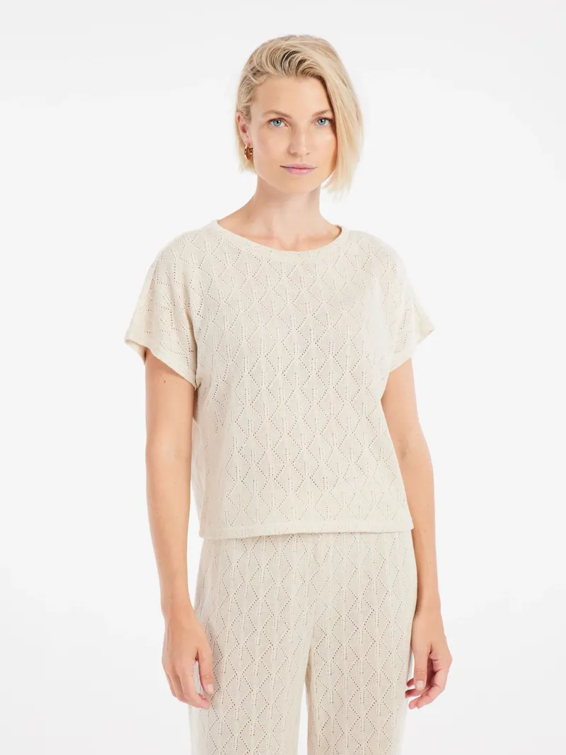 Protest Iris T-Shirt Off white-2