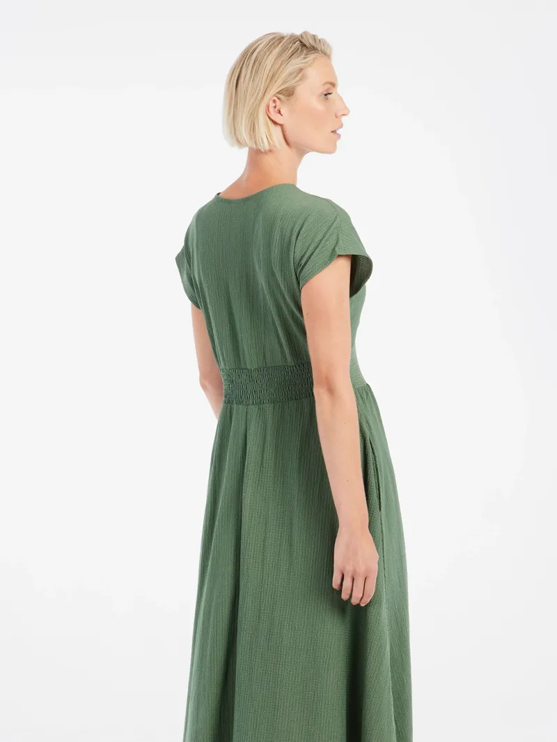 Protest Nieve Dress Veggie Green-1