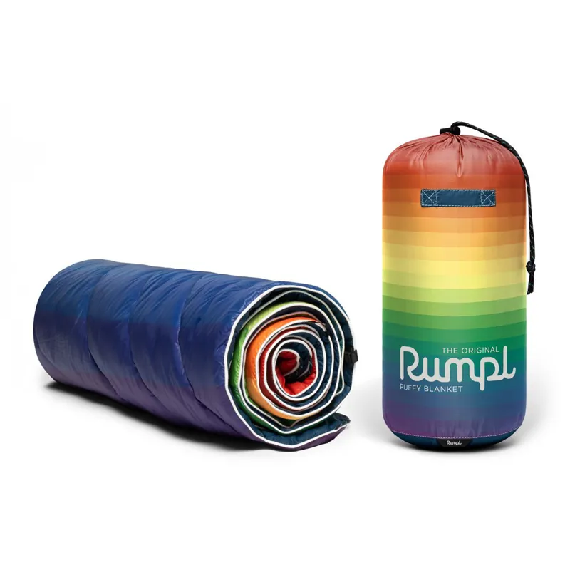 Rumpl printed Puffy Rainbow Fade Blanket-4