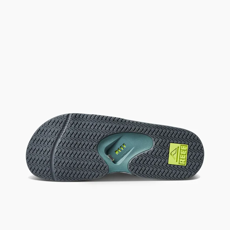 Reef Fanning Slide Grey Volt-3