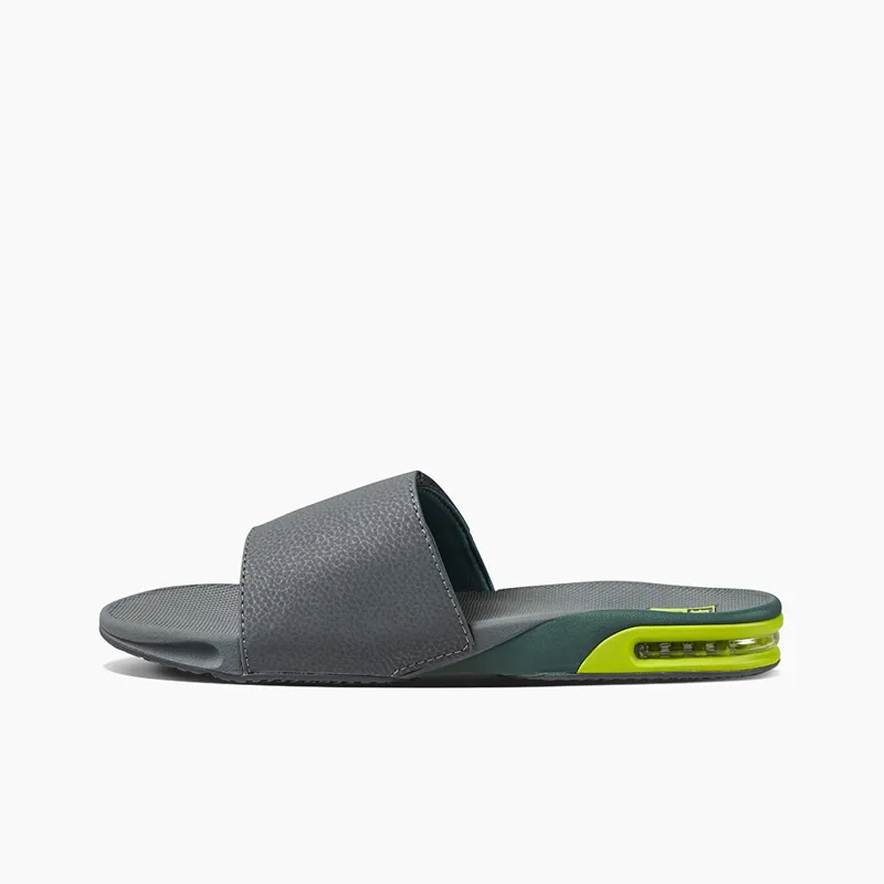 Reef Fanning Slide Grey Volt-4