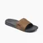 Reef One Slide in Grey / Tan