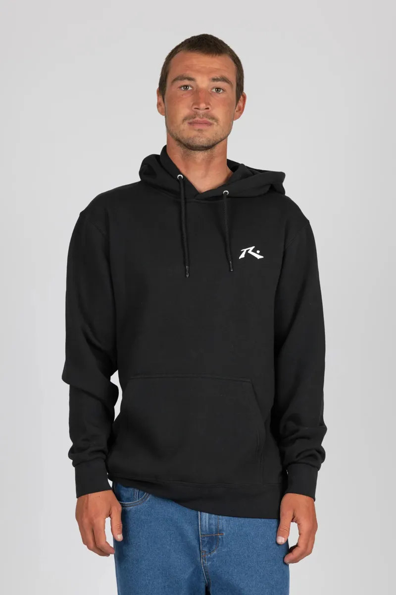 Rusty Base Line Fleece Hood-Black
