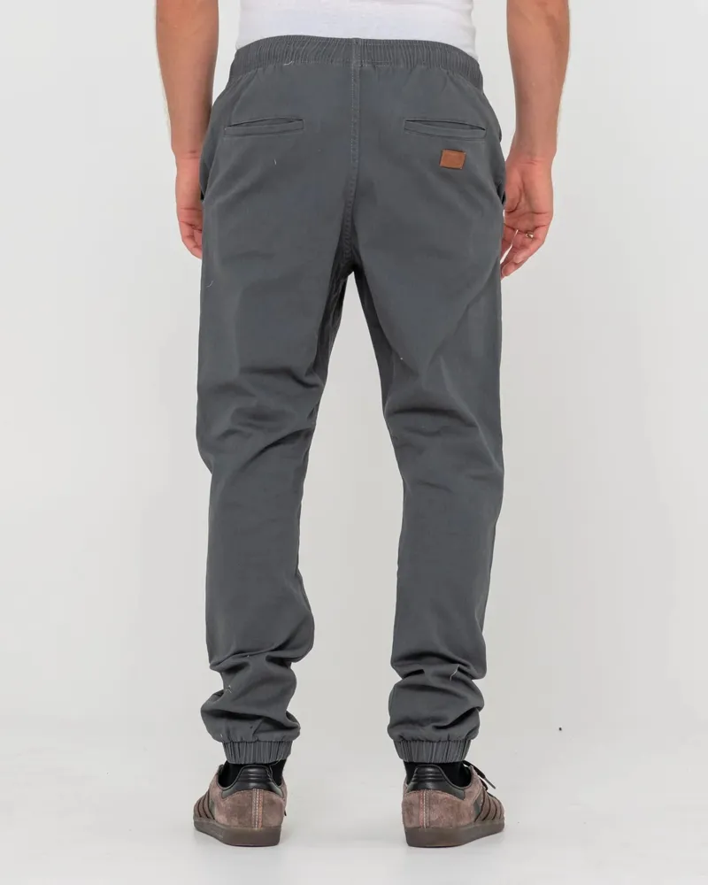 Rusty Hook Out Elastic Pant Pavement-1