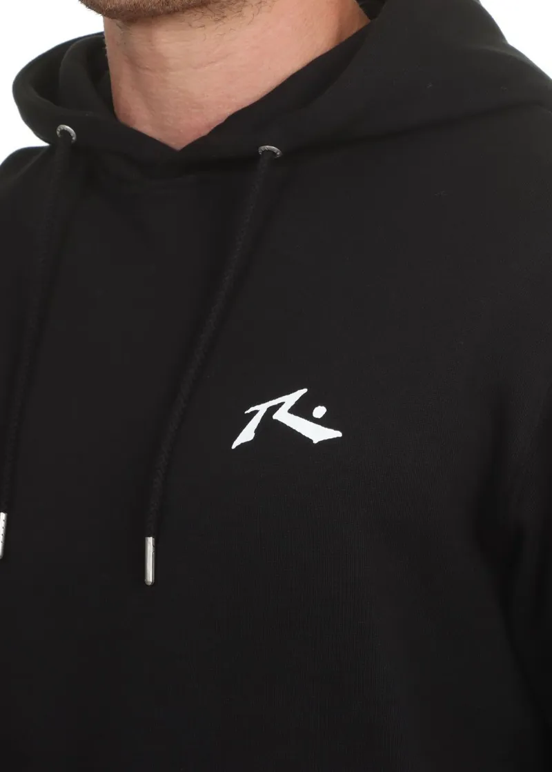 Rusty Base Line Fleece Hood-Black-2