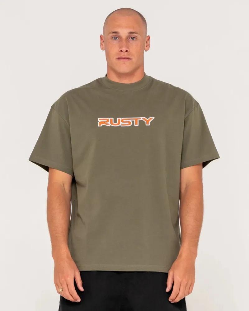 Rusty you know short sleeve tee Olive