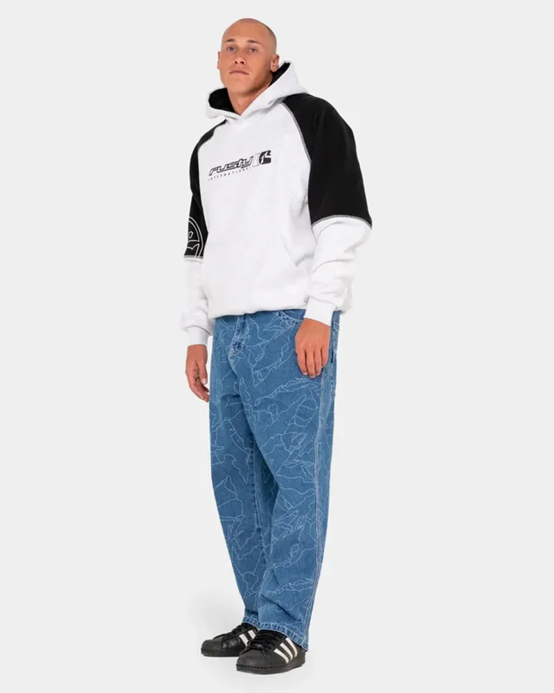 Rusty Incognito Hooded Fleece-1