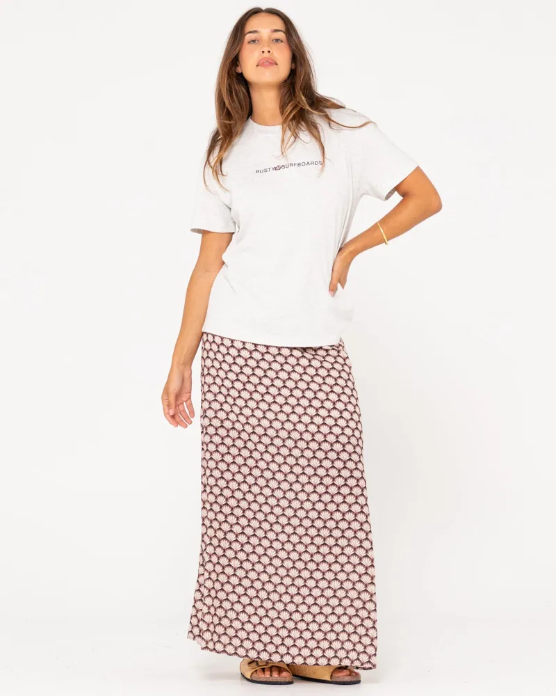 Rusty Jill Standard Fit Tee Ecru Marle-4