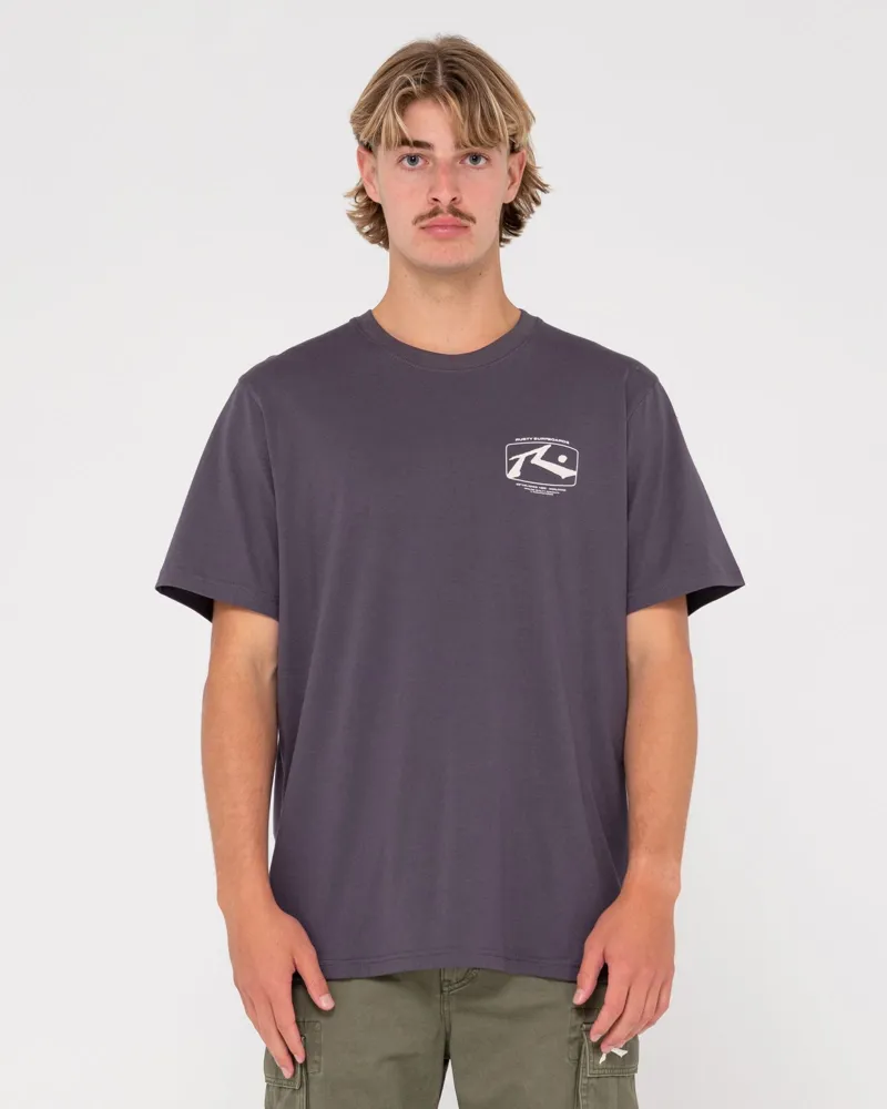 Rusty Advocate Short Sleeve Tee Coal