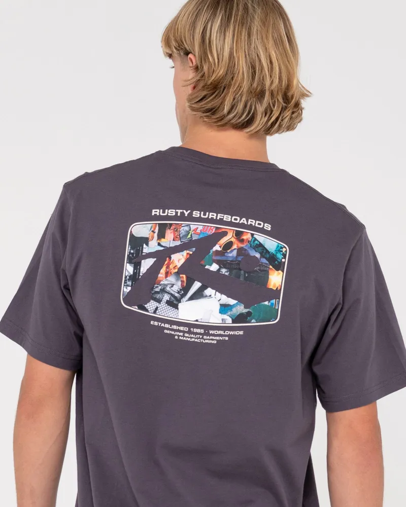 Rusty Advocate Short Sleeve Tee Coal-2