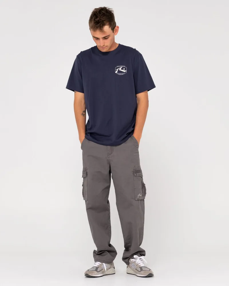 Rusty Advocate Short Sleeve Tee China Blue-4