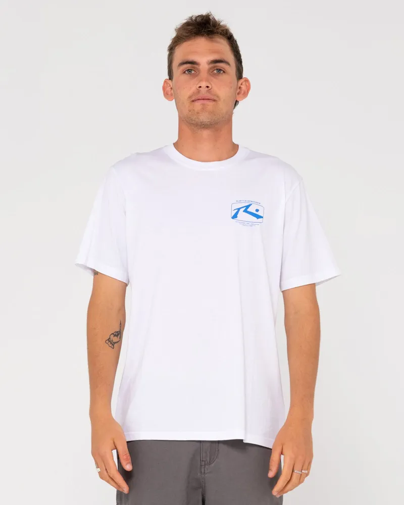Rusty Advocate Short Sleeve Tee White