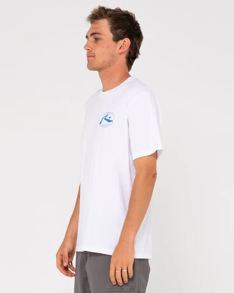 Rusty Advocate Short Sleeve Tee White-1