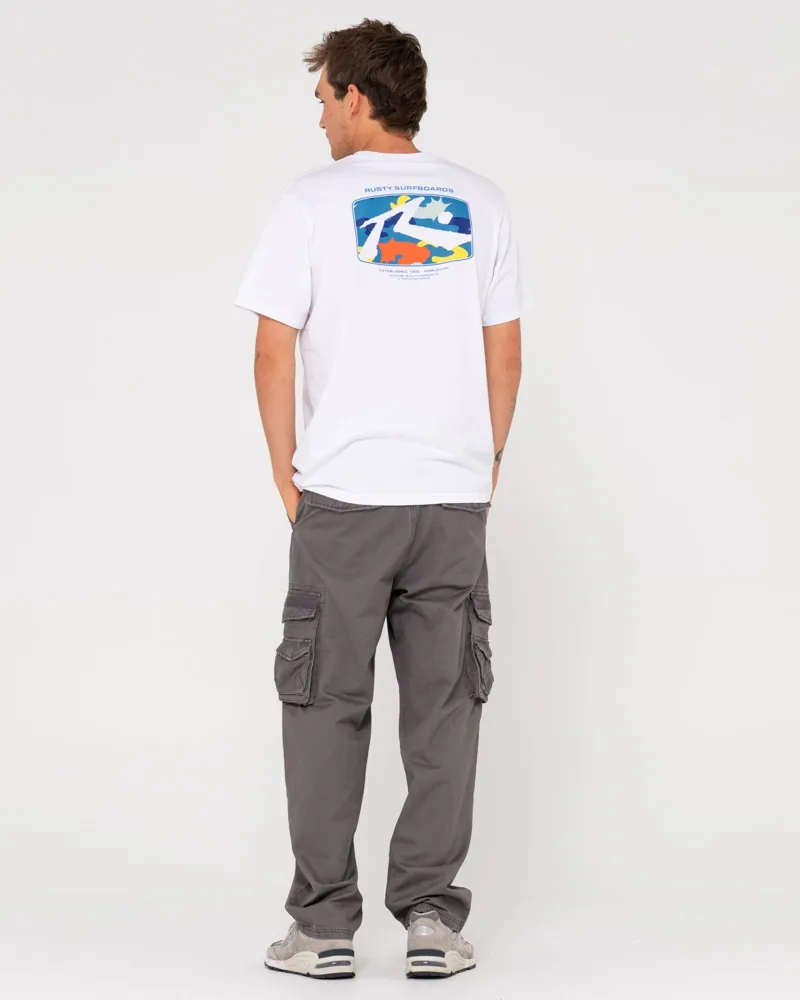 Rusty Advocate Short Sleeve Tee White-3