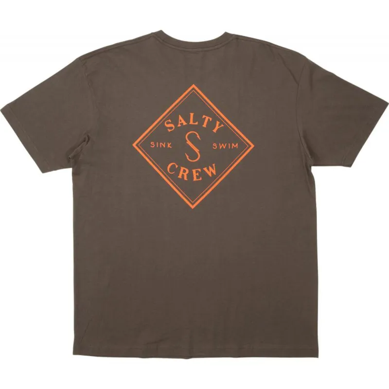 Salty Crew Tippet Short Sleeve T-Shirt in Coal-1