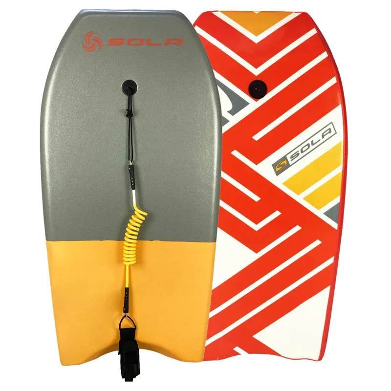Sola 42.5 inch Revolver Bodyboard in Grey Orange