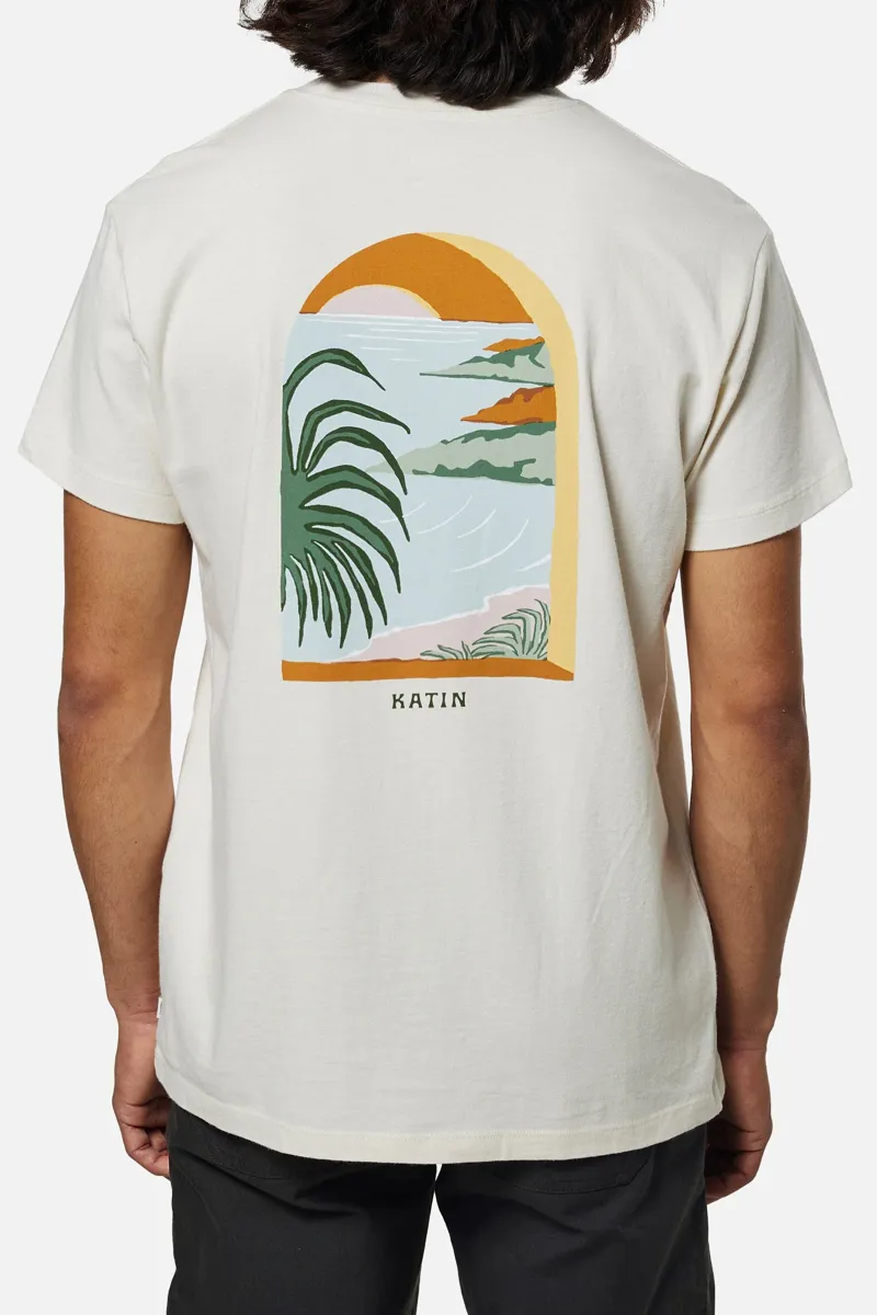 Katin Vista Tee Vintage White - Mens Short Sleeve T-Shirt