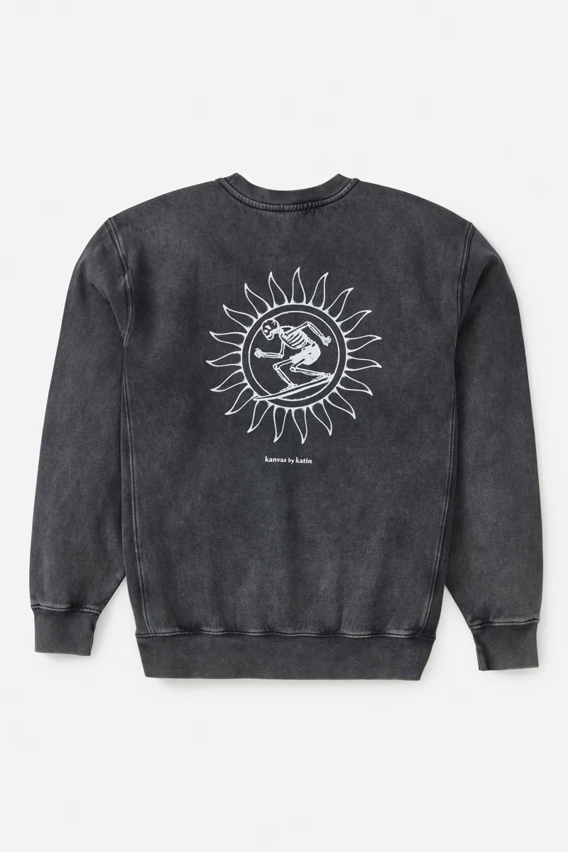 Katin Scortch Crew Black Sand Wash - Mens Sweatshirt-3