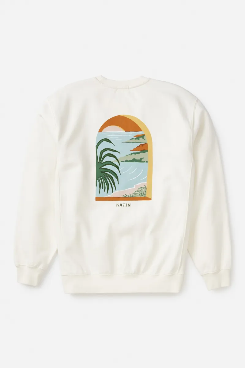 Katin Vista Crew Vintage White - Mens Sweatshirt-3