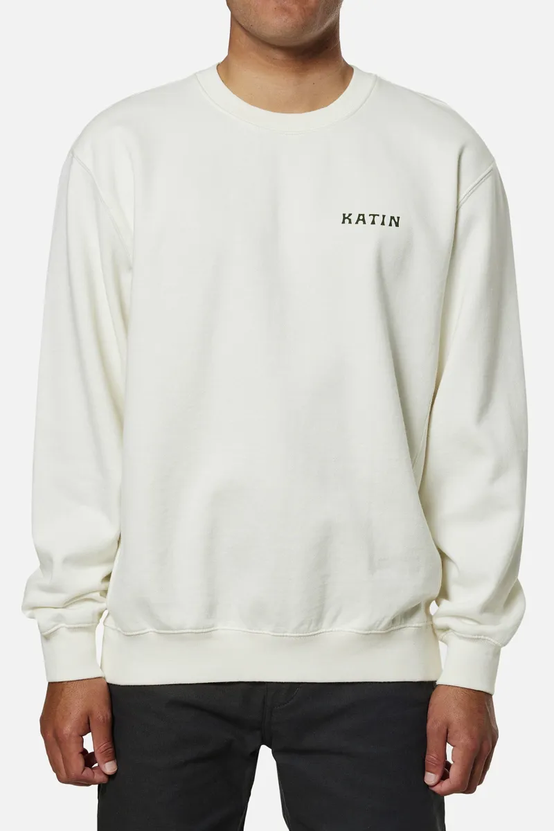 Katin Vista Crew Vintage White - Mens Sweatshirt-1