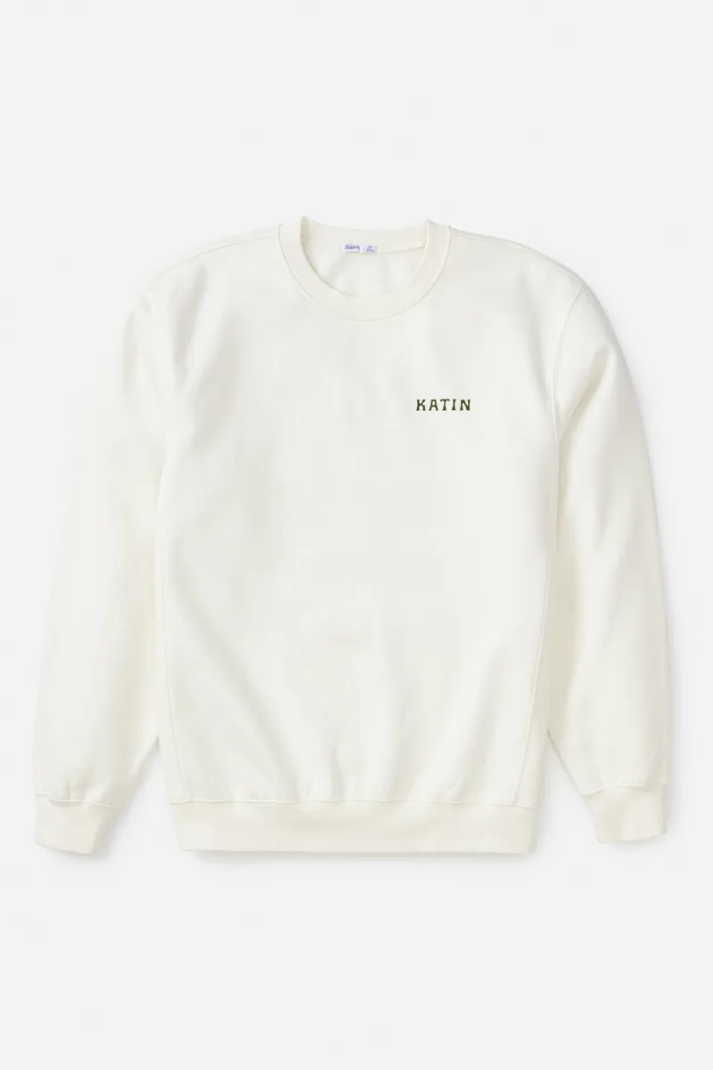 Katin Vista Crew Vintage White - Mens Sweatshirt-4