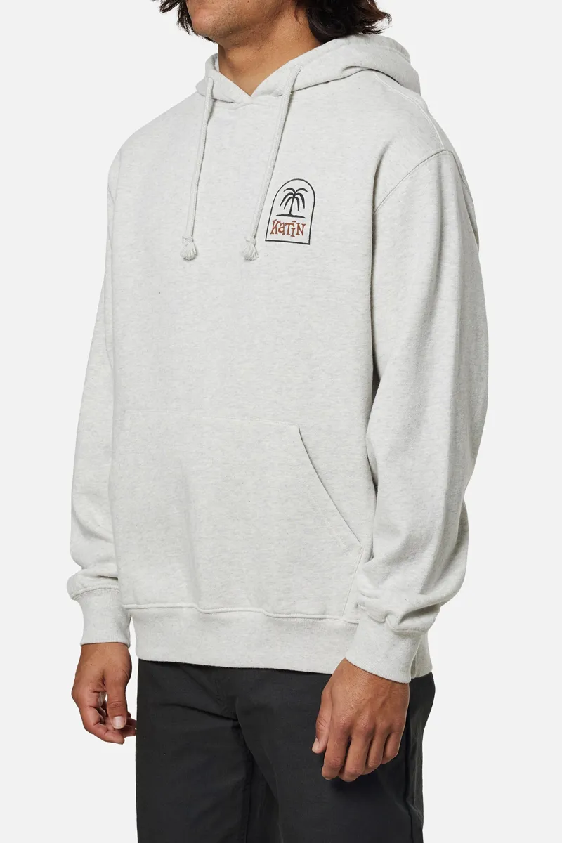 Katin K Palm Hoodie Heather Gray - Mens Grey Hoody Jumper-2