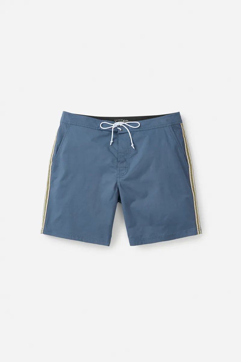 Katin Theo Hybrid Trunk Washed Blue - Mens Board Shorts-3