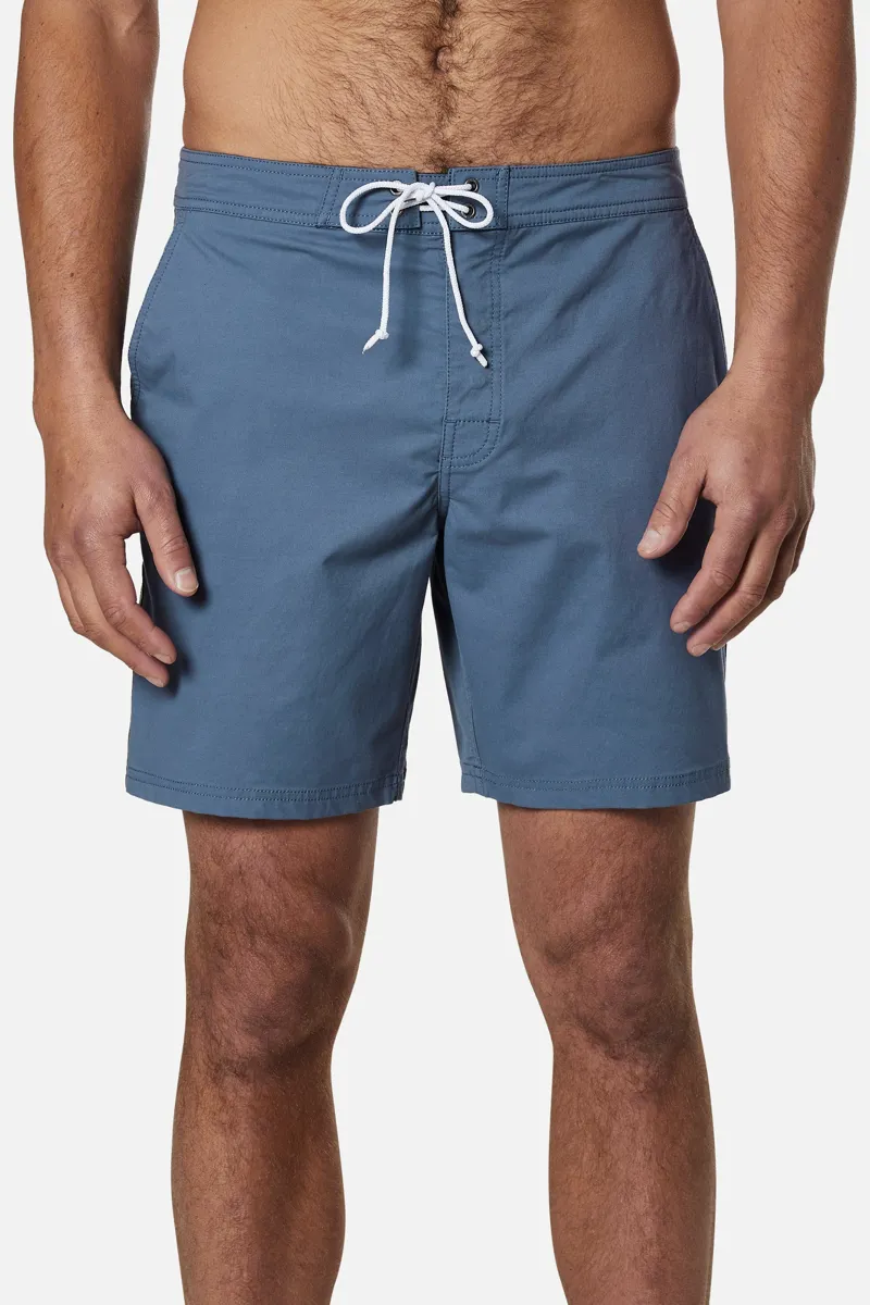 Katin Theo Hybrid Trunk Washed Blue - Mens Board Shorts