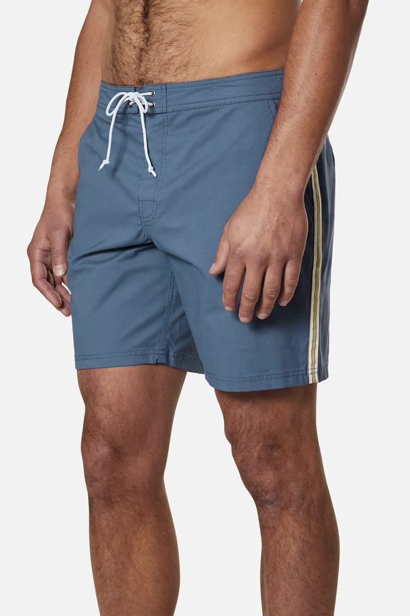 Katin Theo Hybrid Trunk Washed Blue - Mens Board Shorts-1