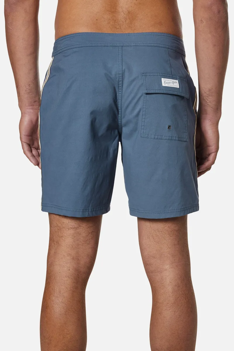 Katin Theo Hybrid Trunk Washed Blue - Mens Board Shorts-2