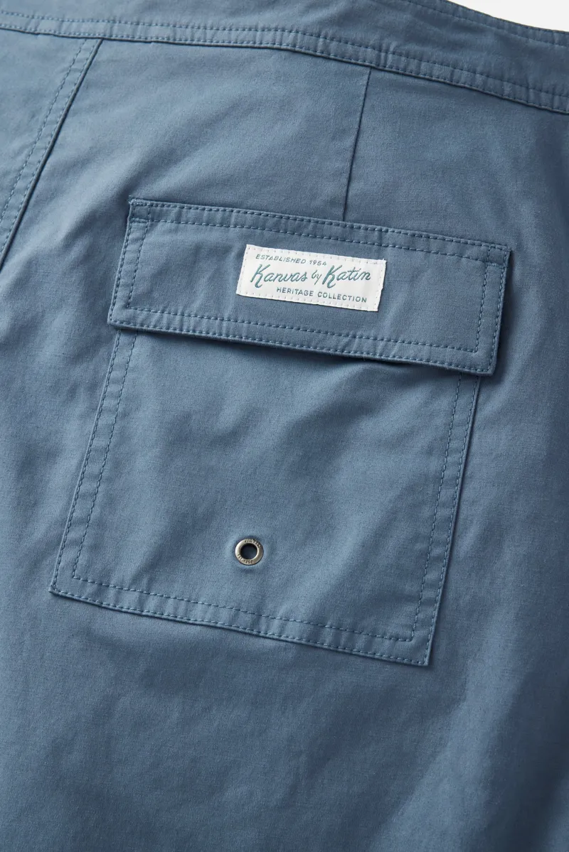 Katin Theo Hybrid Trunk Washed Blue - Mens Board Shorts-6