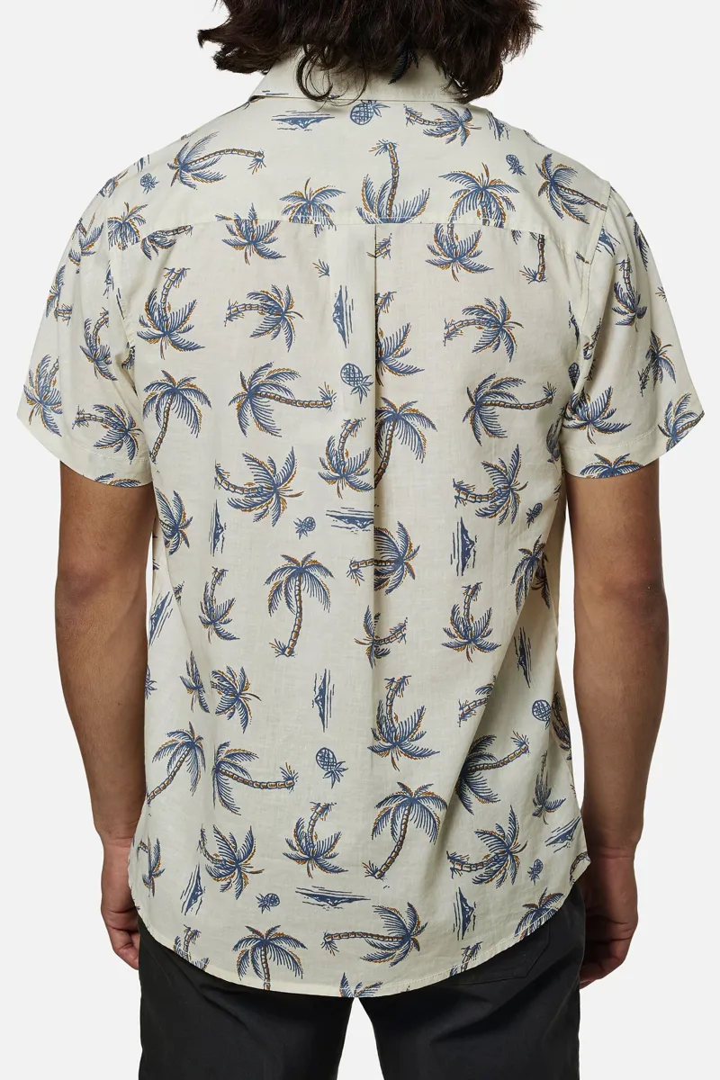 Katin Kingston Shirt Vintage White - Mens Short Sleeve Shirt-2