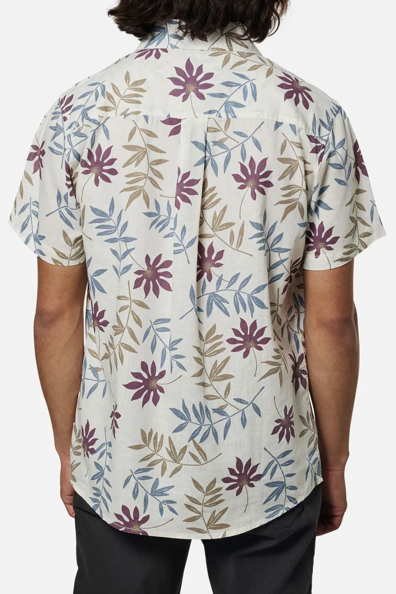 Katin Rockaway Shirt Vintage White - Short Sleeve Tropical Shirt-2