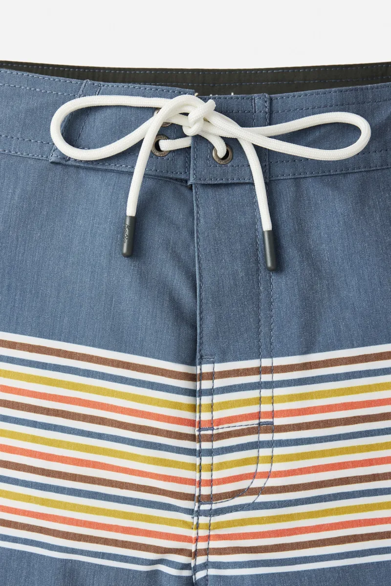 Katin Roam Hybrid Trunk Washed Blue - Mens Board Shorts-5