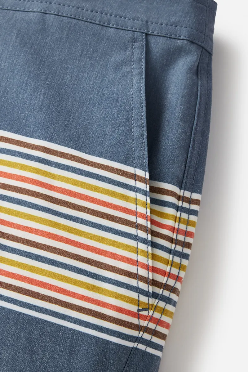 Katin Roam Hybrid Trunk Washed Blue - Mens Board Shorts-6