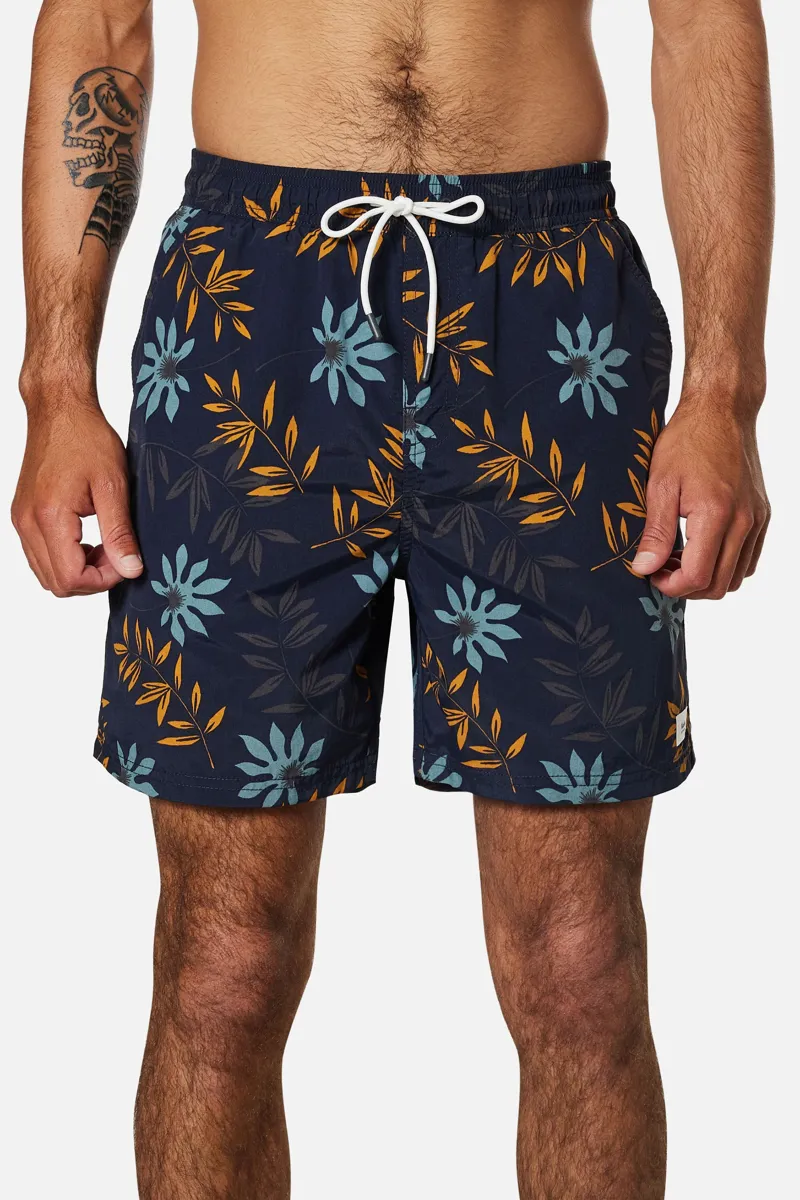 Katin Rockaway Volley Black - Mens Boardshorts