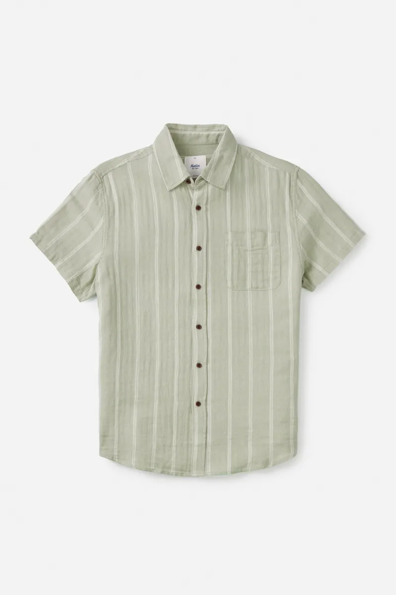 Katin Alan Shirt Desert Sage - Mens Green Short Sleeve Shirt-2