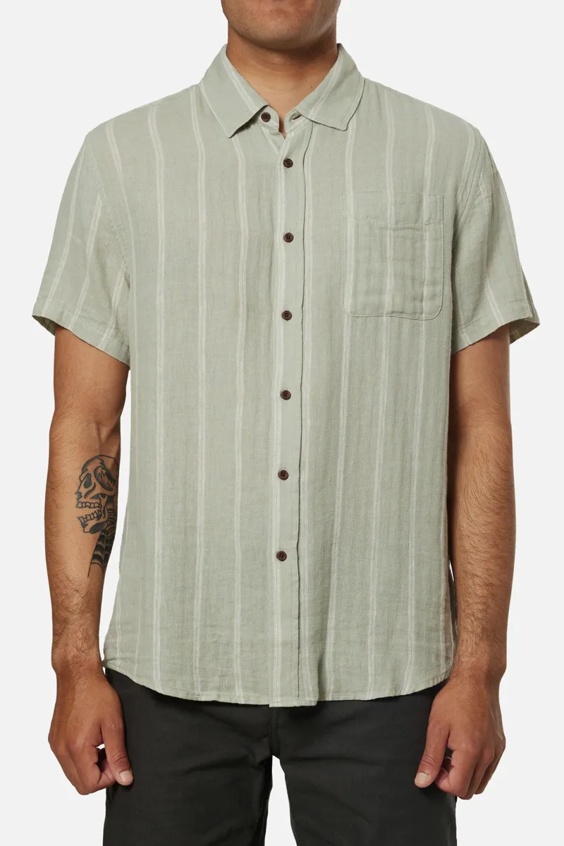 Katin Alan Shirt Desert Sage - Mens Green Short Sleeve Shirt-1