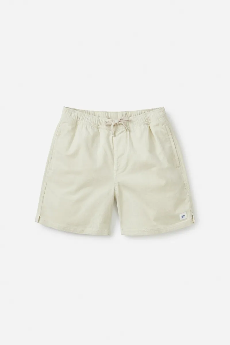 Katin Cord Local Short Silver Birch - Mens White Walk Shorts-3