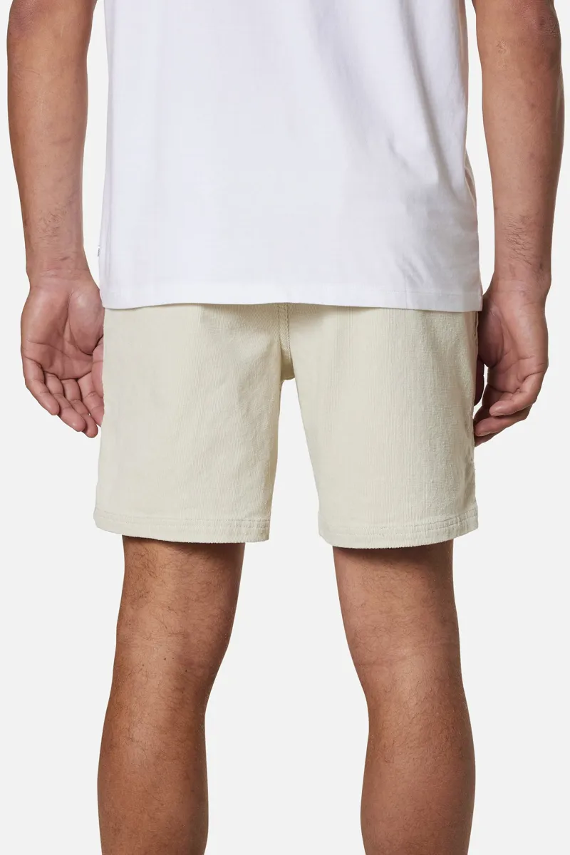 Katin Cord Local Short Silver Birch - Mens White Walk Shorts-2