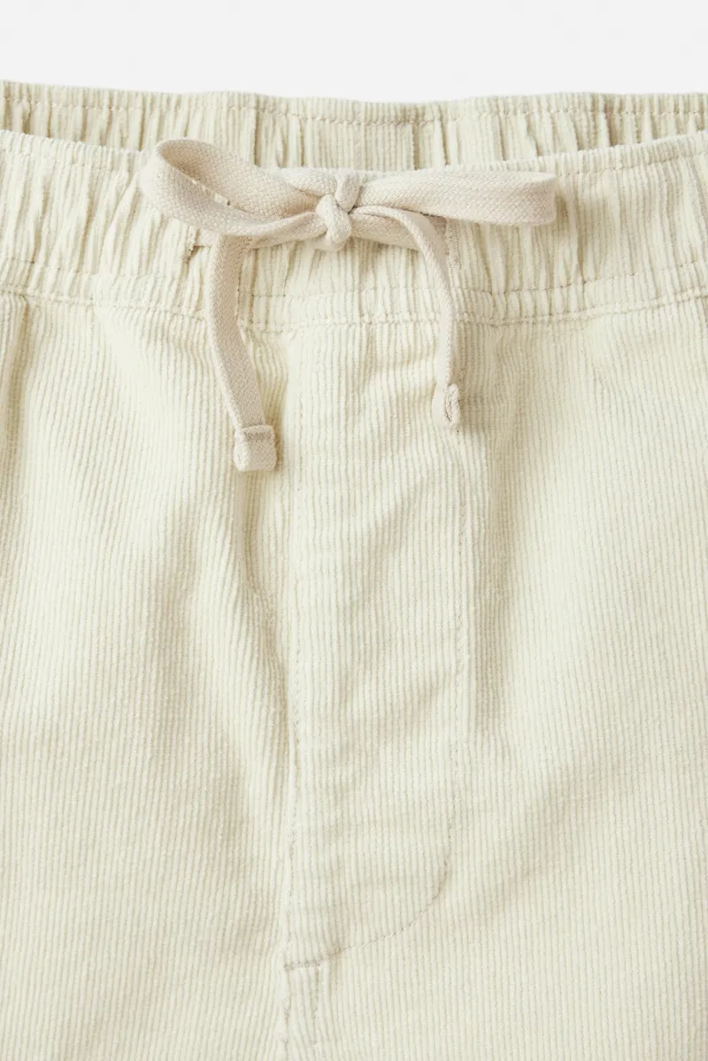 Katin Cord Local Short Silver Birch - Mens White Walk Shorts-5